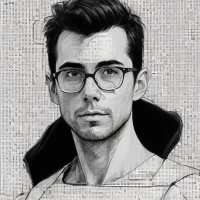 Portrait of Andrew Côté, Engineering Physicist at Frontier Makerspace